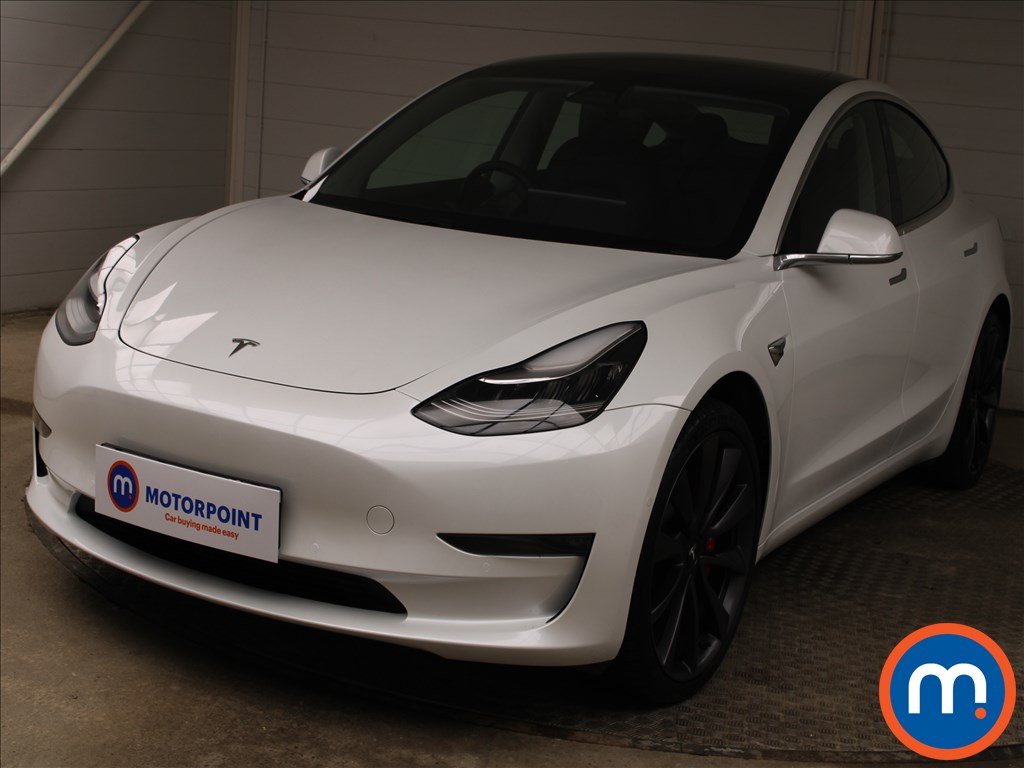Tesla Model 3 Performance AWD 4dr [Performance Upgrade] Auto - Stock Number 1250406 Passenger side front corner