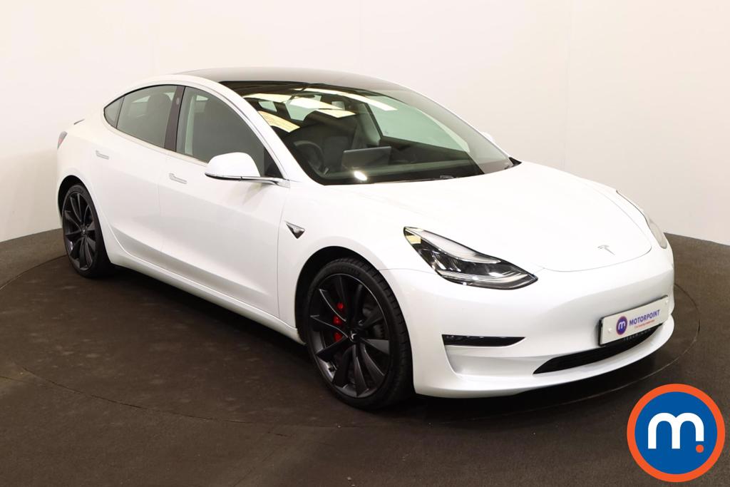 Tesla Model 3 Performance AWD 4dr [Performance Upgrade] Auto - Stock Number 1302958 Passenger side front corner