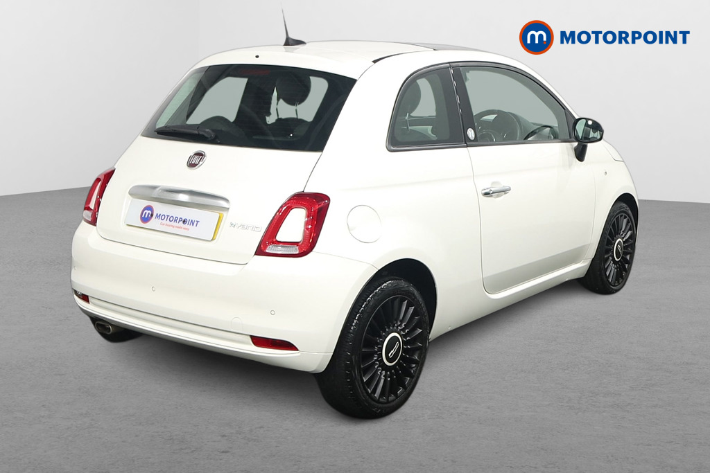 Fiat 500 Launch Edition Manual Petrol-Electric Hybrid Hatchback - Stock Number (1410077) - Drivers side rear corner