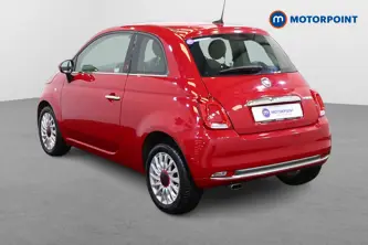 Fiat 500 RED Manual Petrol-Electric Hybrid Hatchback - Stock Number (1436047) - Passenger side rear corner