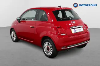 Fiat 500 RED Manual Petrol-Electric Hybrid Hatchback - Stock Number (1436084) - Passenger side rear corner