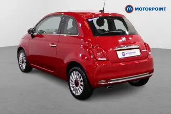 Fiat 500 RED Manual Petrol-Electric Hybrid Hatchback - Stock Number (1439707) - Passenger side rear corner