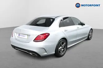 Mercedes-Benz C Class Amg Line Edition Automatic Petrol Saloon - Stock Number (1443147) - Drivers side rear corner