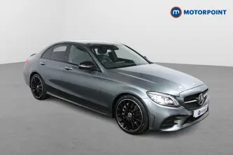 Mercedes-Benz C Class Amg Line Night Edition Automatic Petrol Saloon - Stock Number (1444040) - Drivers side front corner