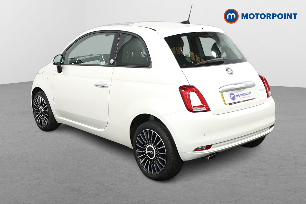 Fiat 500 Launch Edition Manual Petrol-Electric Hybrid Hatchback - Stock Number (1444904) - Passenger side rear corner