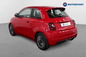 Fiat 500 RED Automatic Electric Hatchback - Stock Number (1437343) - Passenger side rear corner