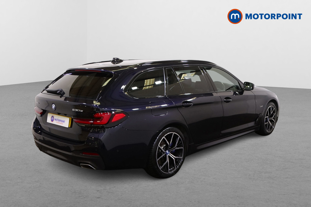 BMW 5 Series M Sport Automatic Petrol Parallel Phev Estate - Stock Number (1444093) - Drivers side rear corner
