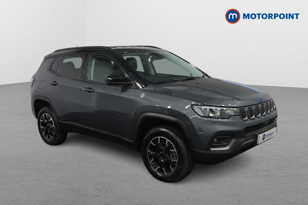 Jeep Compass Trailhawk Automatic Petrol Plug-In Hybrid SUV - Stock Number (1447169) - Drivers side front corner