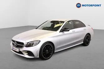 Mercedes-Benz C Class Amg Line Night Edition Automatic Diesel Saloon - Stock Number (1447300) - Passenger side front corner