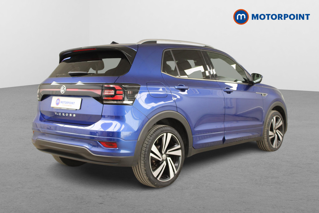 Volkswagen T-Cross R-Line Automatic Petrol SUV - Stock Number (1447843) - Drivers side rear corner