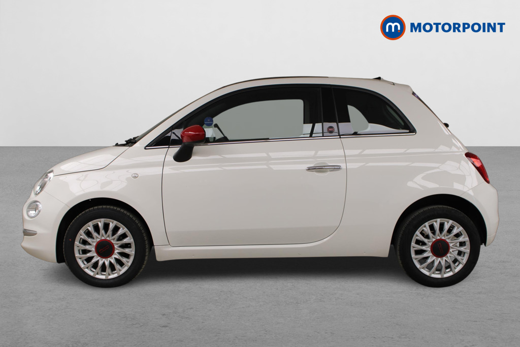 Fiat 500 RED Manual Petrol-Electric Hybrid Hatchback - Stock Number (1446857) - Passenger side