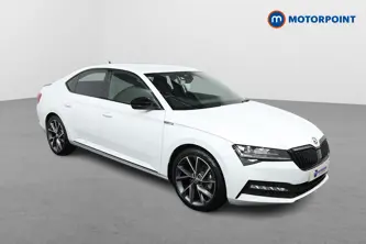 Skoda Superb Sport Line Plus Automatic Petrol Hatchback - Stock Number (1465382) - Drivers side front corner