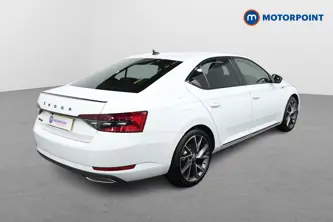 Skoda Superb Sport Line Plus Automatic Petrol Hatchback - Stock Number (1465382) - Drivers side rear corner