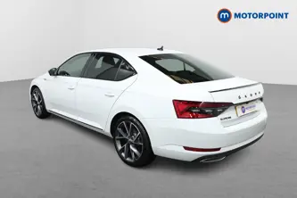 Skoda Superb Sport Line Plus Automatic Petrol Hatchback - Stock Number (1465382) - Passenger side rear corner