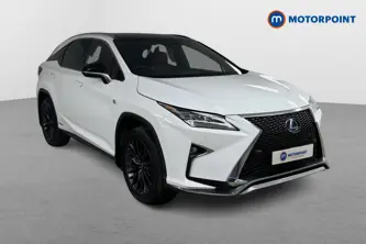 Lexus RX F-Sport Automatic Petrol-Electric Hybrid SUV - Stock Number (1446339) - Drivers side front corner