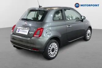 Fiat 500 Lounge Manual Petrol-Electric Hybrid Hatchback - Stock Number (1467256) - Drivers side rear corner