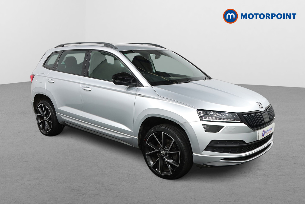 Skoda Karoq Sport Line Automatic Petrol SUV - Stock Number (1467497) - Drivers side front corner