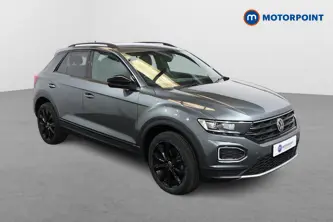 Volkswagen T-Roc Black Edition Automatic Petrol SUV - Stock Number (1468680) - Drivers side front corner