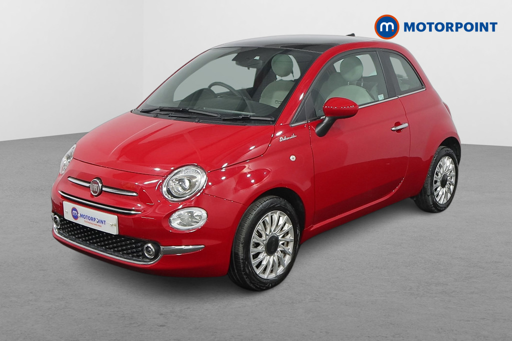 Fiat 500 Dolcevita Manual Petrol-Electric Hybrid Hatchback - Stock Number (1468559) - Passenger side front corner