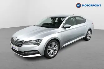 Skoda Superb Se L Automatic Petrol Plug-In Hybrid Hatchback - Stock Number (1460640) - Passenger side front corner