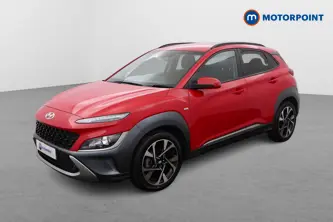 Hyundai Kona Premium Manual Petrol-Electric Hybrid SUV - Stock Number (1471838) - Passenger side front corner