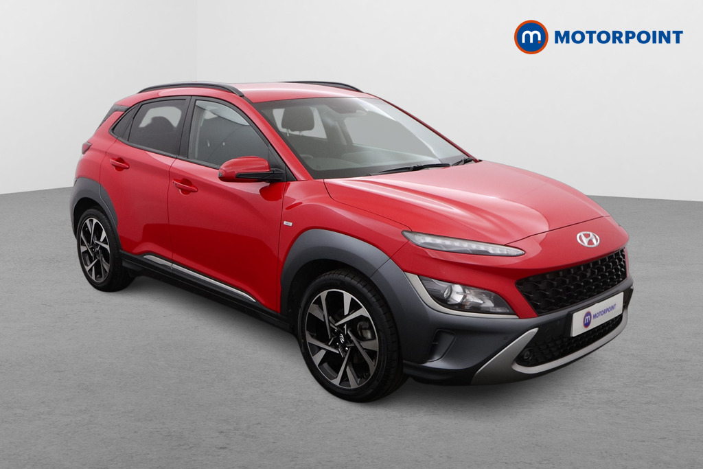 Hyundai Kona Premium Manual Petrol-Electric Hybrid SUV - Stock Number (1471838) - Drivers side front corner