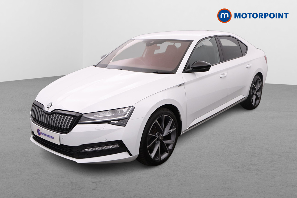 Skoda Superb Sport Line Plus Automatic Petrol Plug-In Hybrid Hatchback - Stock Number (1464525) - Passenger side front corner