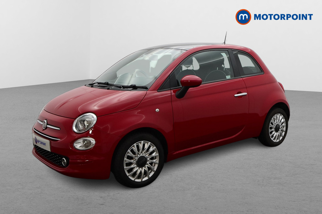 Fiat 500 Lounge Manual Petrol-Electric Hybrid Hatchback - Stock Number (1471395) - Passenger side front corner