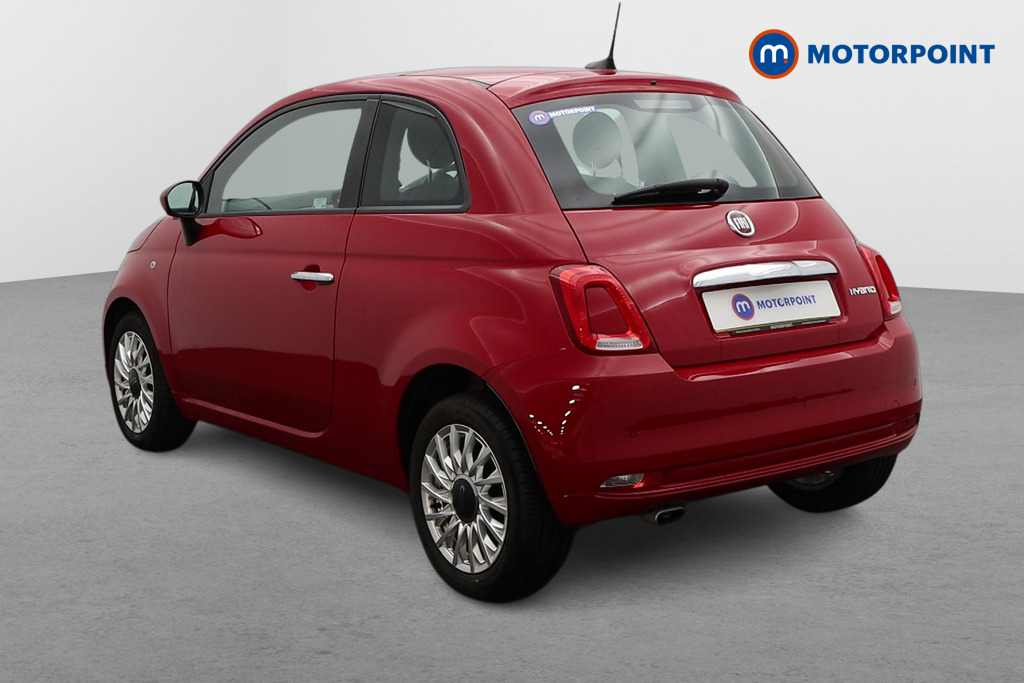 Fiat 500 Lounge Manual Petrol-Electric Hybrid Hatchback - Stock Number (1471395) - Passenger side rear corner