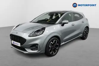 Ford Puma St-Line X Manual Petrol-Electric Hybrid SUV - Stock Number (1472996) - Passenger side front corner