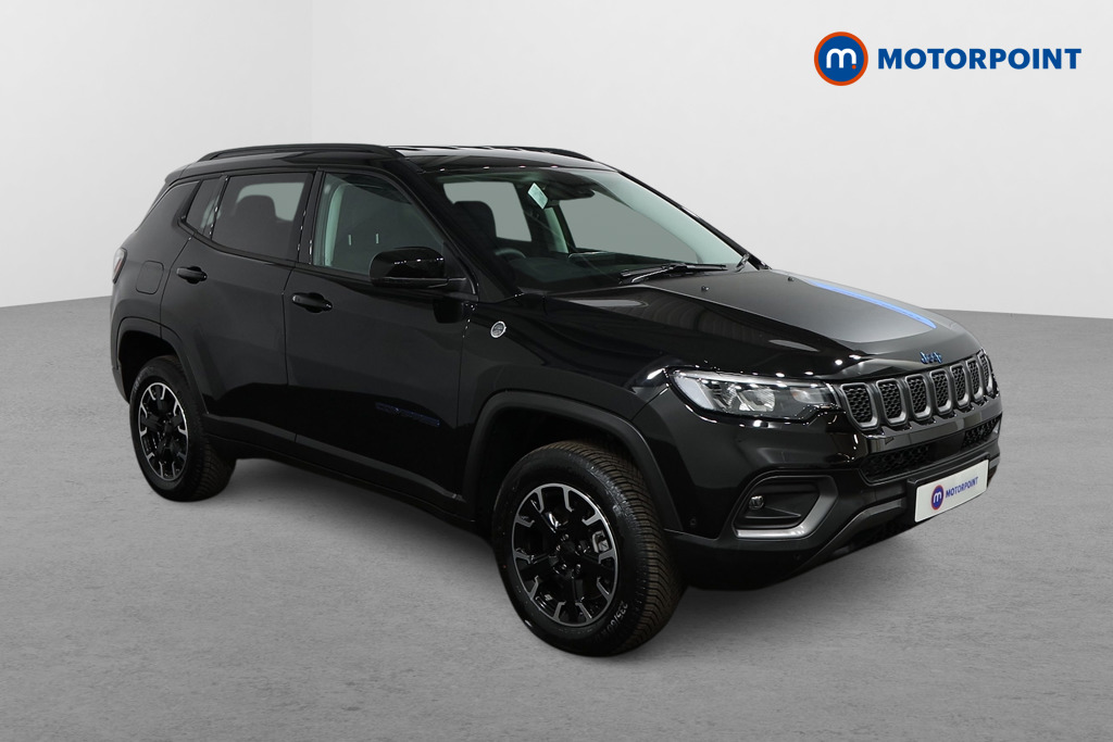 Jeep Compass Trailhawk Automatic Petrol Plug-In Hybrid SUV - Stock Number (1462564) - Drivers side front corner