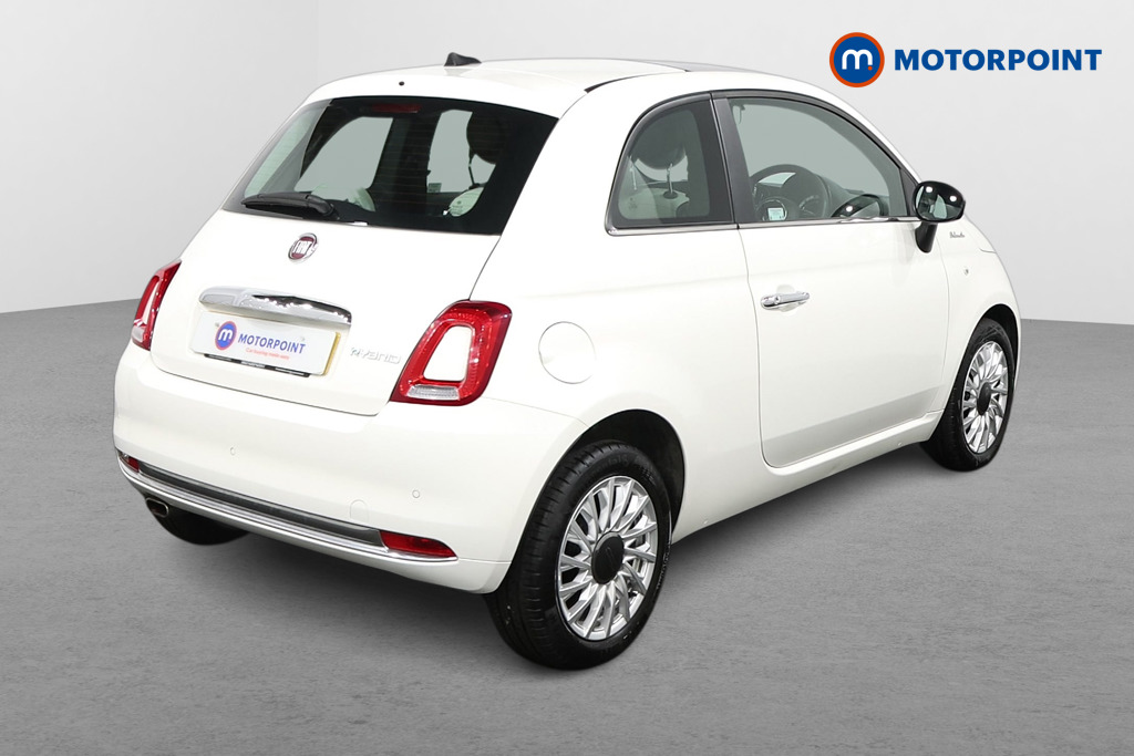 Fiat 500 Dolcevita Manual Petrol-Electric Hybrid Hatchback - Stock Number (1477771) - Drivers side rear corner