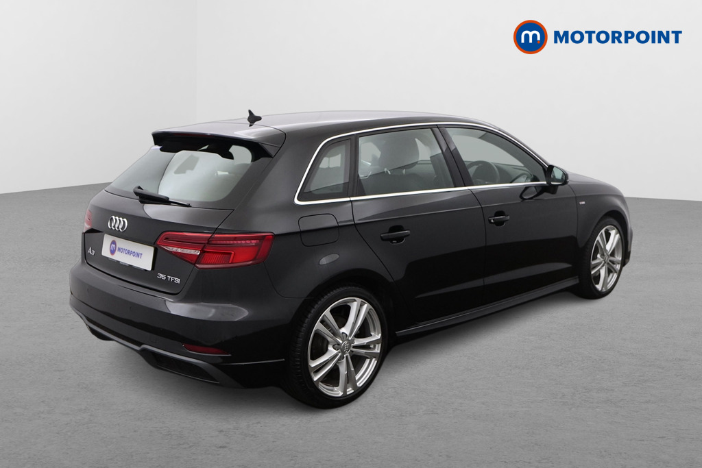 Audi A3 S Line Manual Petrol Hatchback - Stock Number (1471145) - Drivers side rear corner