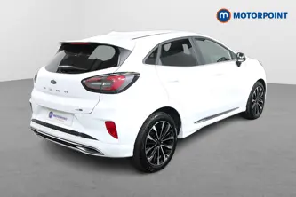 Ford Puma St-Line Vignale Manual Petrol-Electric Hybrid SUV - Stock Number (1476695) - Drivers side rear corner