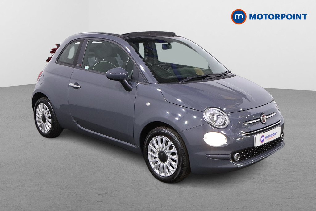 Fiat 500 Lounge Manual Petrol-Electric Hybrid Convertible - Stock Number (1472787) - Drivers side front corner