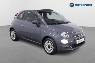 Fiat 500 Lounge Manual Petrol-Electric Hybrid Convertible - Stock Number (1472787) - Drivers side front corner