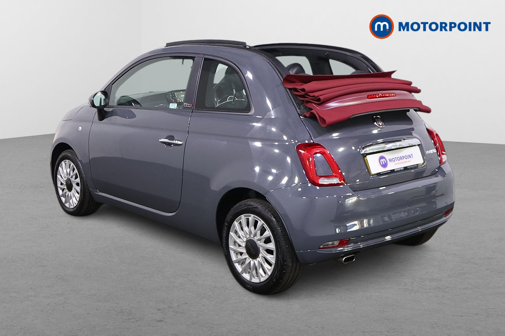 Fiat 500 Lounge Manual Petrol-Electric Hybrid Convertible - Stock Number (1472787) - Passenger side rear corner