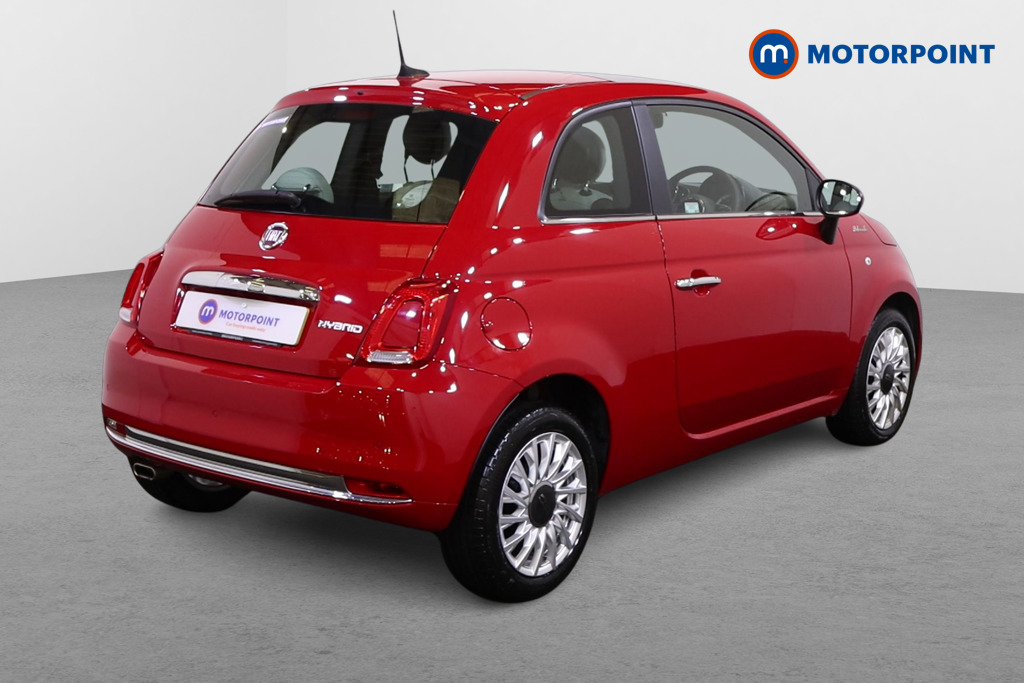 Fiat 500 Dolcevita Manual Petrol-Electric Hybrid Hatchback - Stock Number (1477760) - Drivers side rear corner