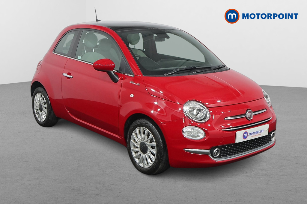 Fiat 500 Dolcevita Manual Petrol-Electric Hybrid Hatchback - Stock Number (1478637) - Drivers side front corner