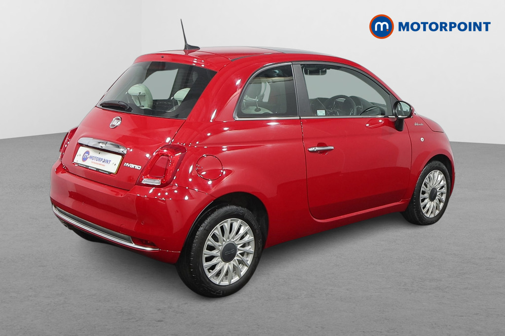 Fiat 500 Dolcevita Manual Petrol-Electric Hybrid Hatchback - Stock Number (1478637) - Drivers side rear corner