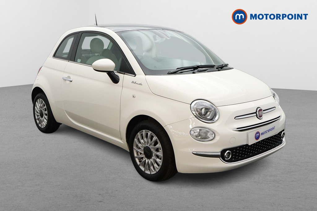 Fiat 500 Dolcevita Manual Petrol-Electric Hybrid Hatchback - Stock Number (1478632) - Drivers side front corner