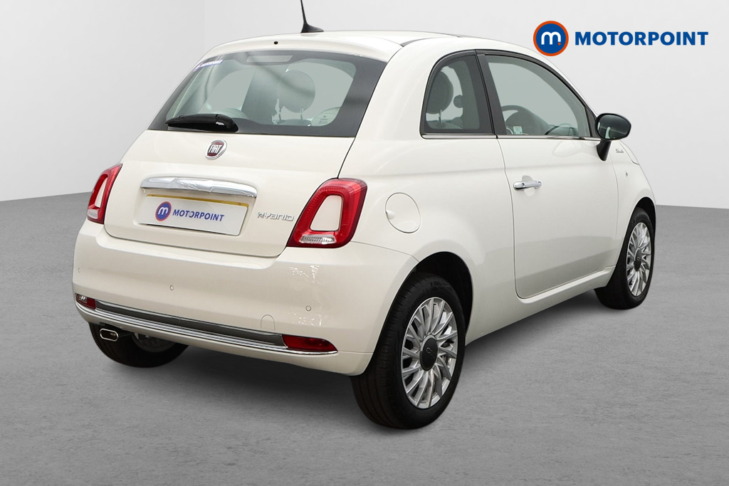 Fiat 500 Dolcevita Manual Petrol-Electric Hybrid Hatchback - Stock Number (1478632) - Drivers side rear corner