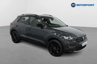 Volkswagen T-Roc Black Edition Manual Petrol SUV - Stock Number (1480260) - Drivers side front corner