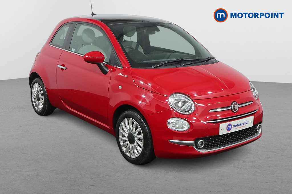 Fiat 500 Dolcevita Manual Petrol-Electric Hybrid Hatchback - Stock Number (1478635) - Drivers side front corner