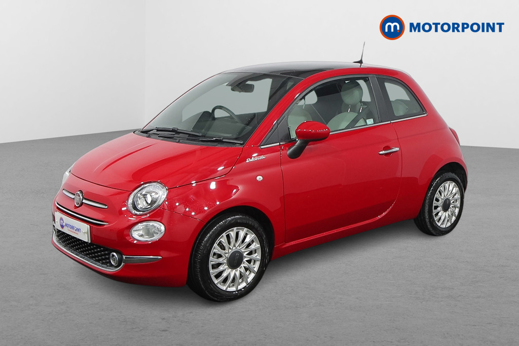 Fiat 500 Dolcevita Manual Petrol-Electric Hybrid Hatchback - Stock Number (1478640) - Passenger side front corner