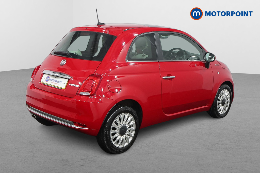 Fiat 500 Dolcevita Manual Petrol-Electric Hybrid Hatchback - Stock Number (1478640) - Drivers side rear corner