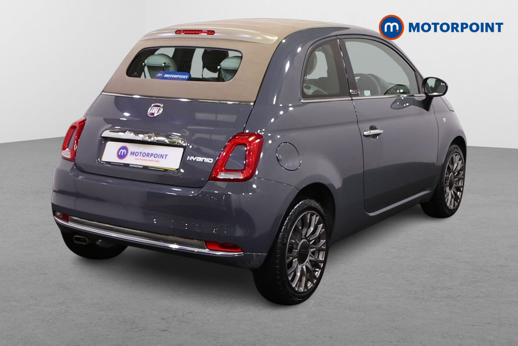 Fiat 500 Star Manual Petrol-Electric Hybrid Convertible - Stock Number (1479232) - Drivers side rear corner