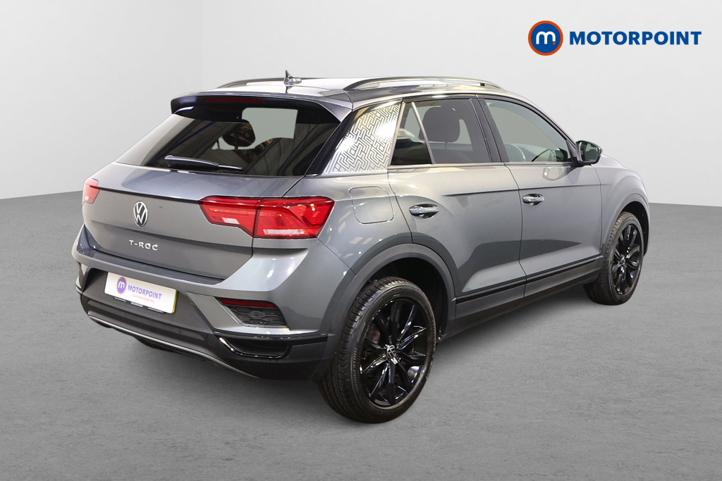 Volkswagen T-Roc Black Edition Automatic Petrol SUV - Stock Number (1480040) - Drivers side rear corner