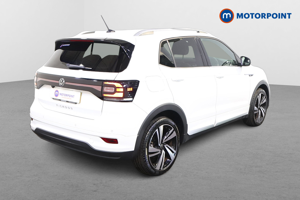 Volkswagen T-Cross R-Line Manual Petrol SUV - Stock Number (1480981) - Drivers side rear corner