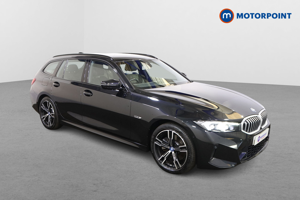 BMW 3 Series M Sport Automatic Petrol Plug-In Hybrid Estate - Stock Number (1475660) - Drivers side front corner